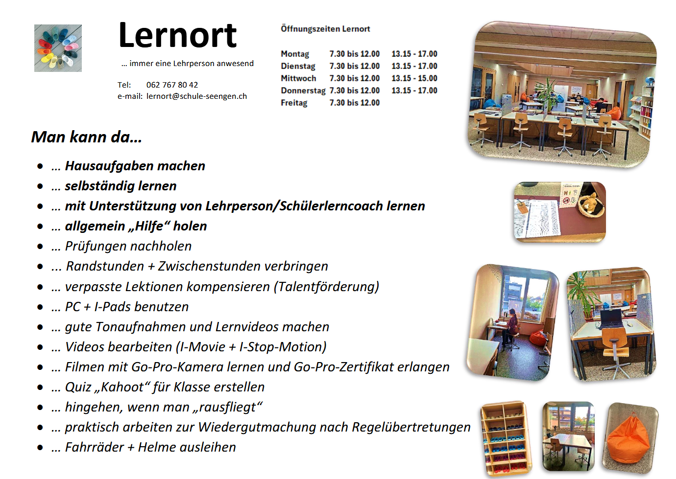 Flyer Lernort