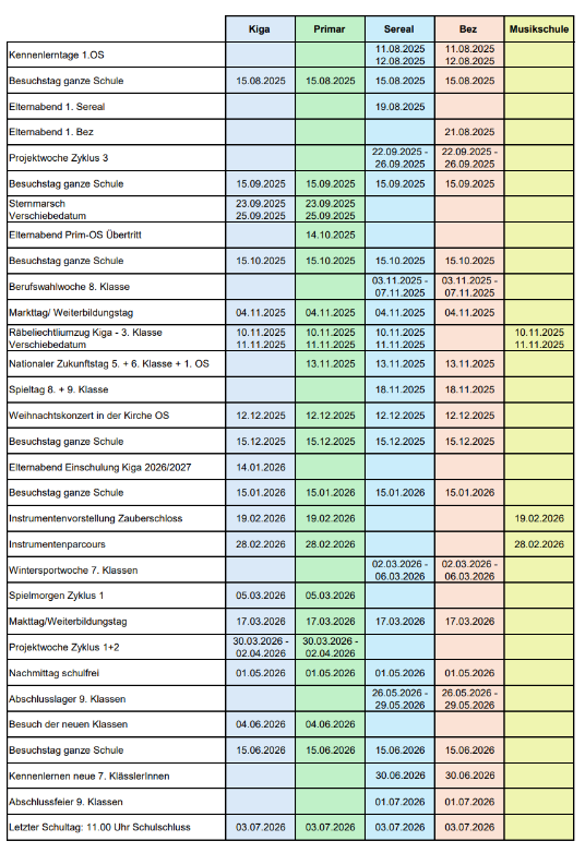 Terminliste 2025 2026